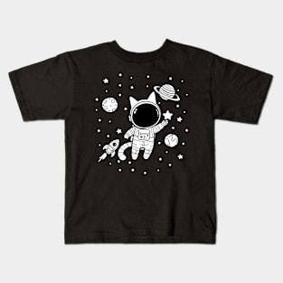 Galaxy cat Kids T-Shirt